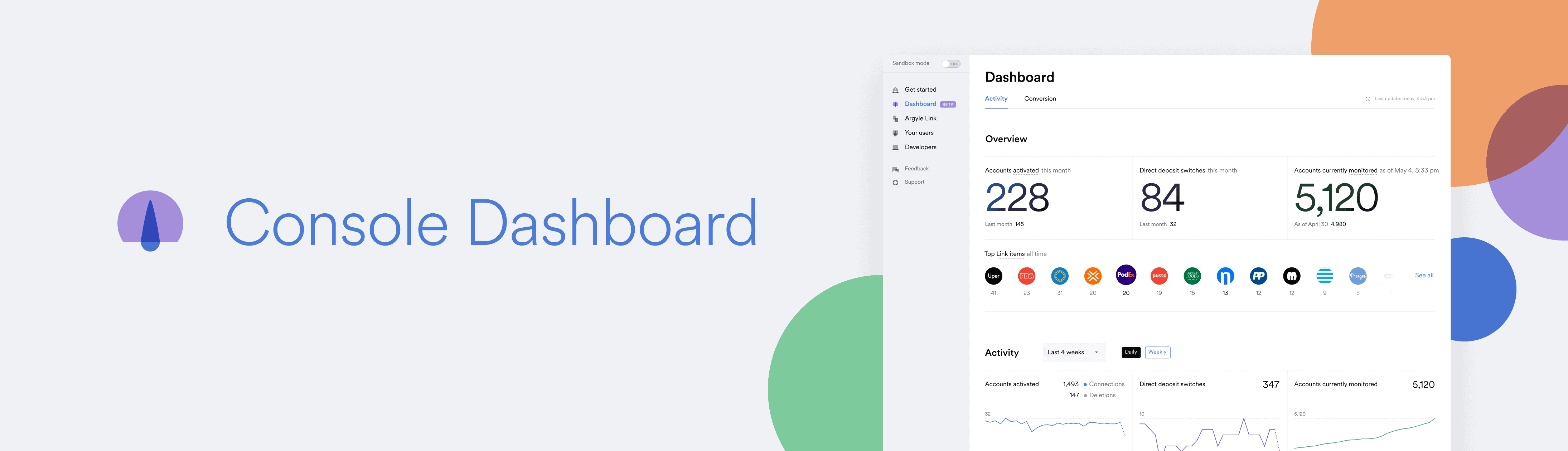 Console Dashboard