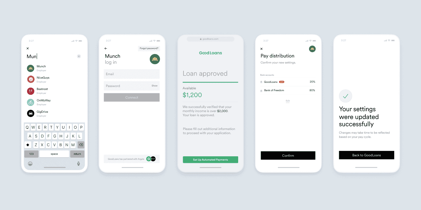 Paycheck Linked Lending Workflow