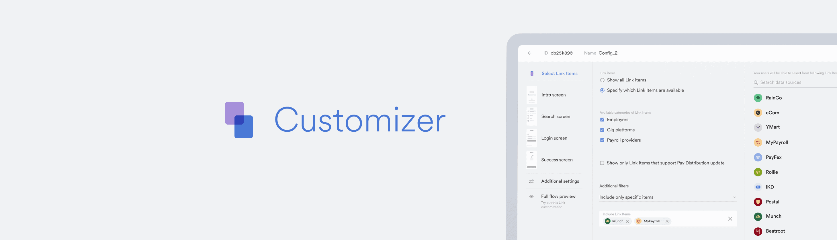 customizer