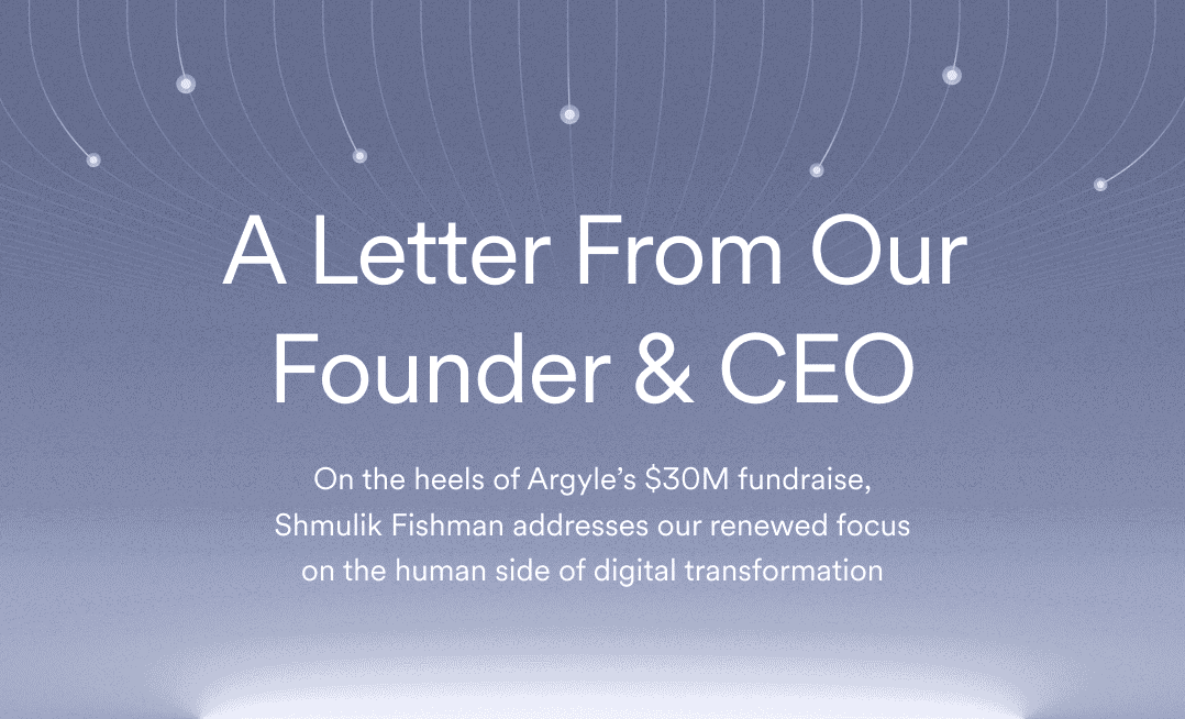 A Letter From Our Founder & CEO